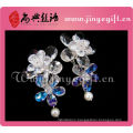 Newest Ladies Accessories Clean Crystal Flower Vision Cameo Earrings